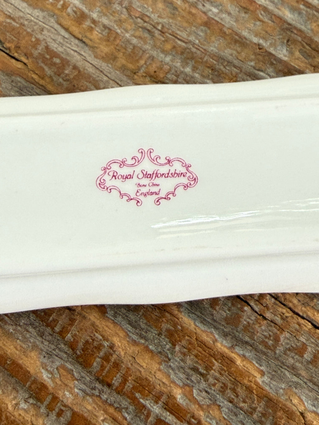 Vintage Royal Staffordshire Fine Bone China Narrow Tray