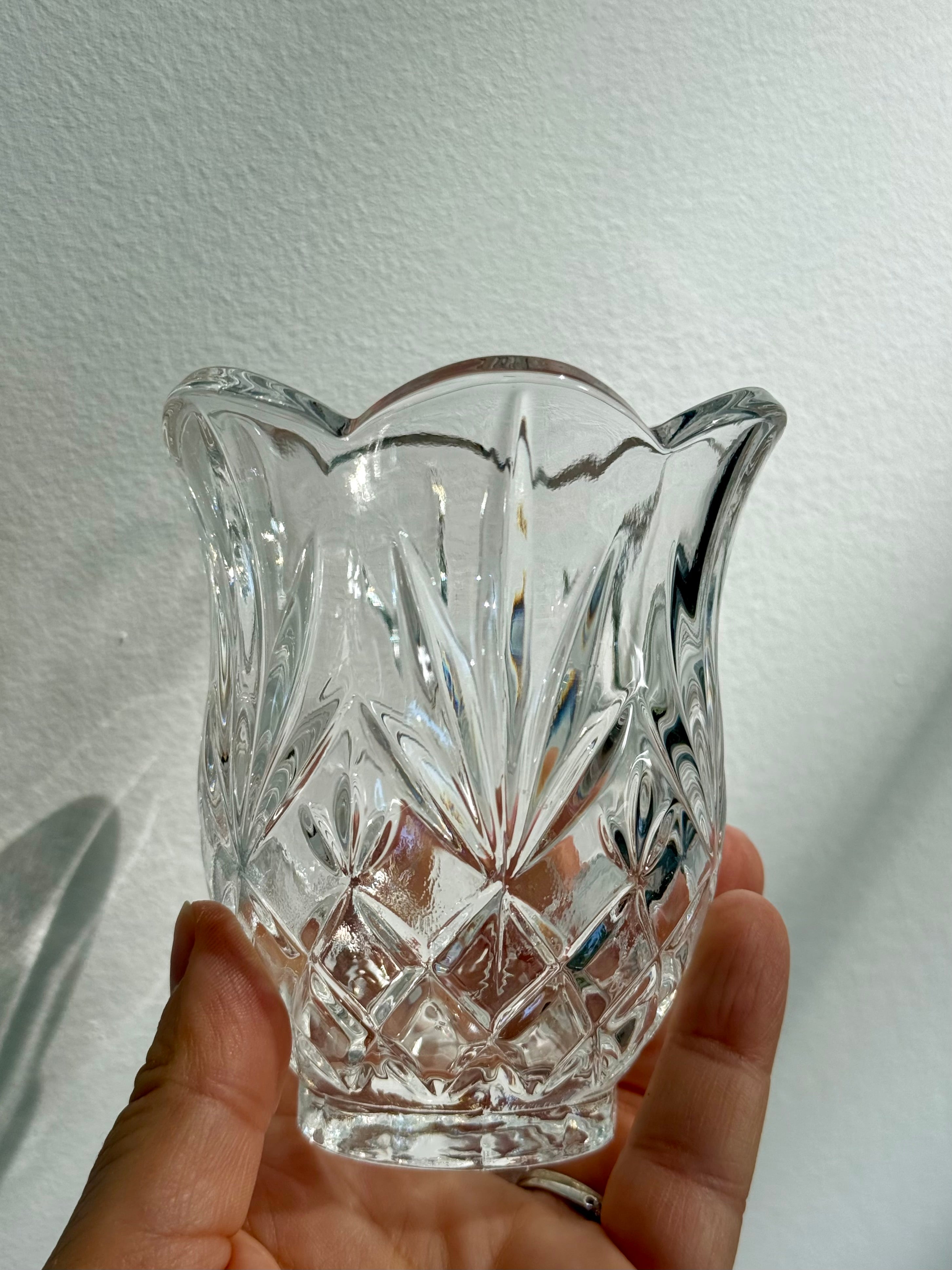 Vintage St. George Crystal 'Tulip Collection' Bud Vase