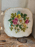 Vintage H. Aynsley & Co. Staffordshire Floral Trinket Dish