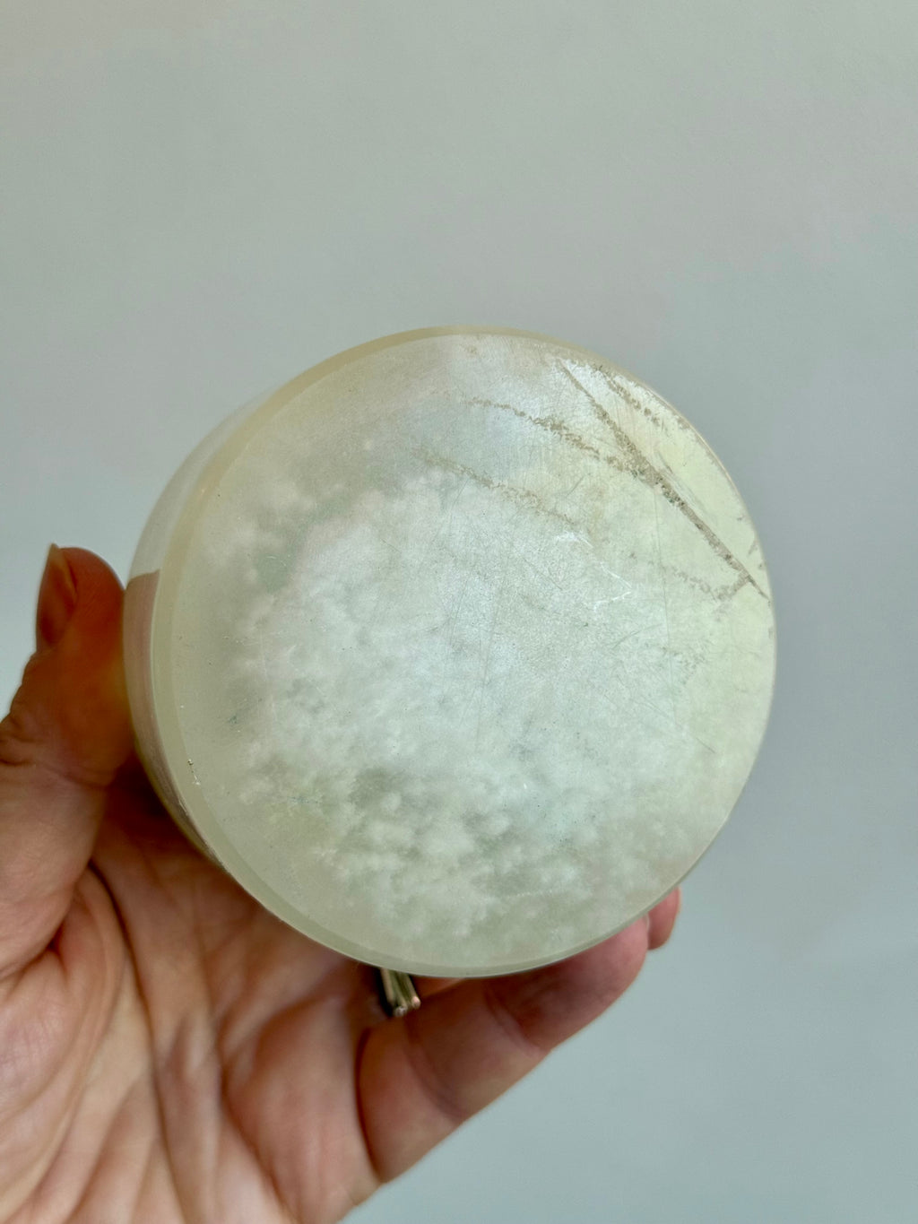 Vintage Green Onyx & Mother of Pearl Trinket Box