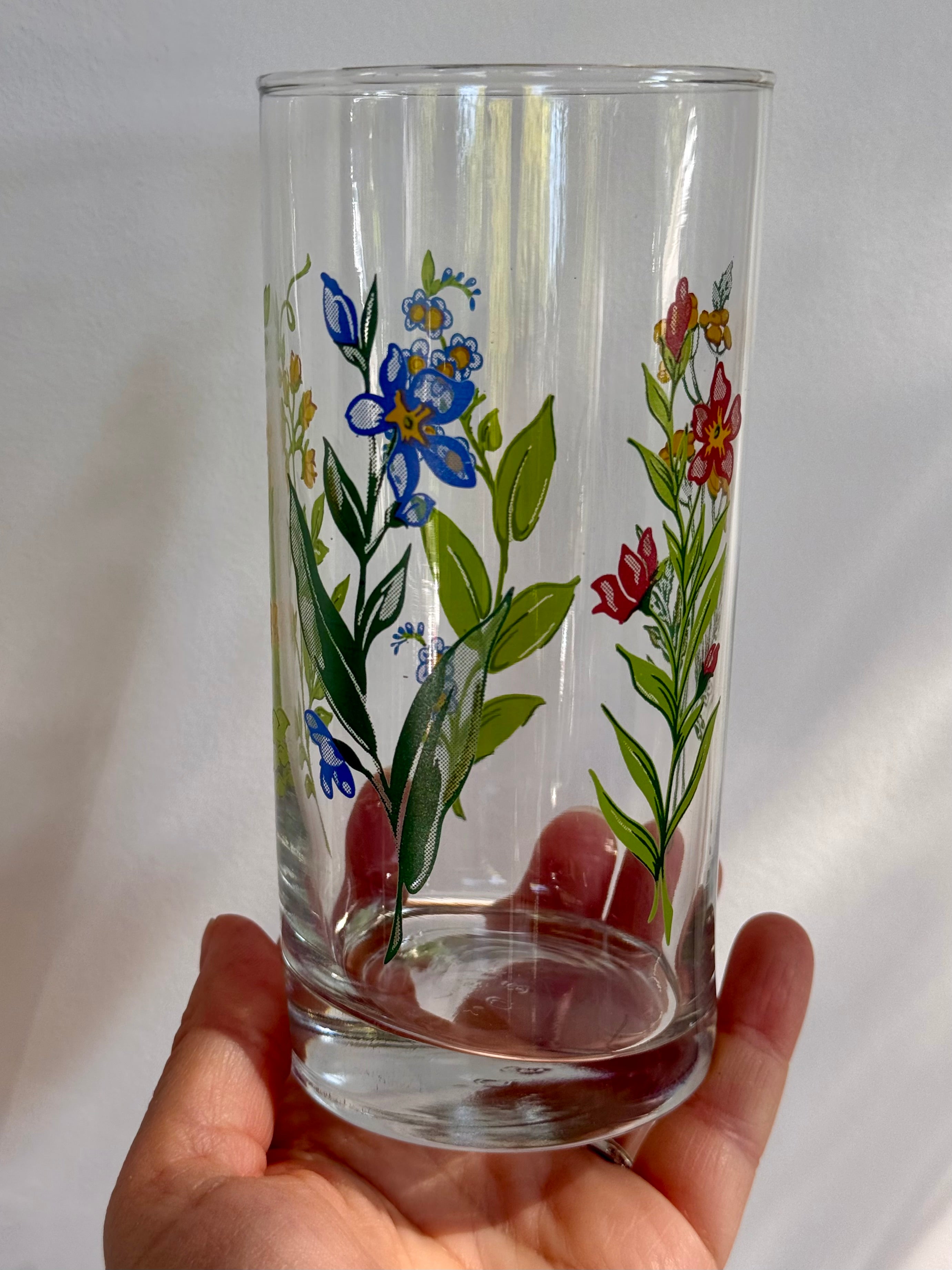 Vintage Corning Corelle 'My Garden' Tumblers, set of 2