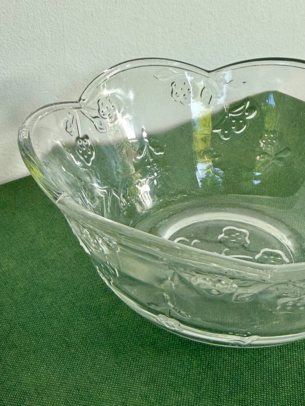 Glass Berry Bowl