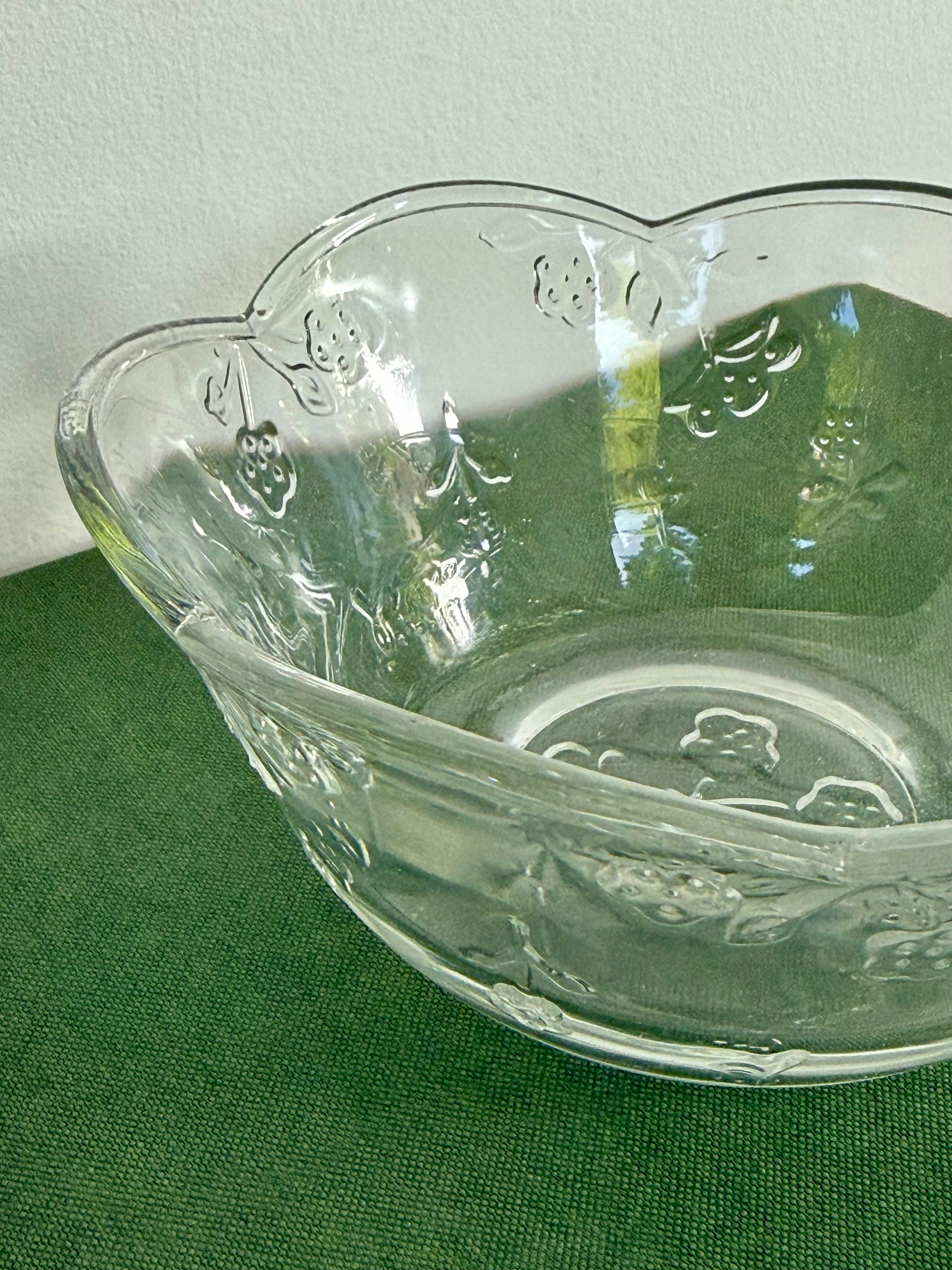 Glass Berry Bowl