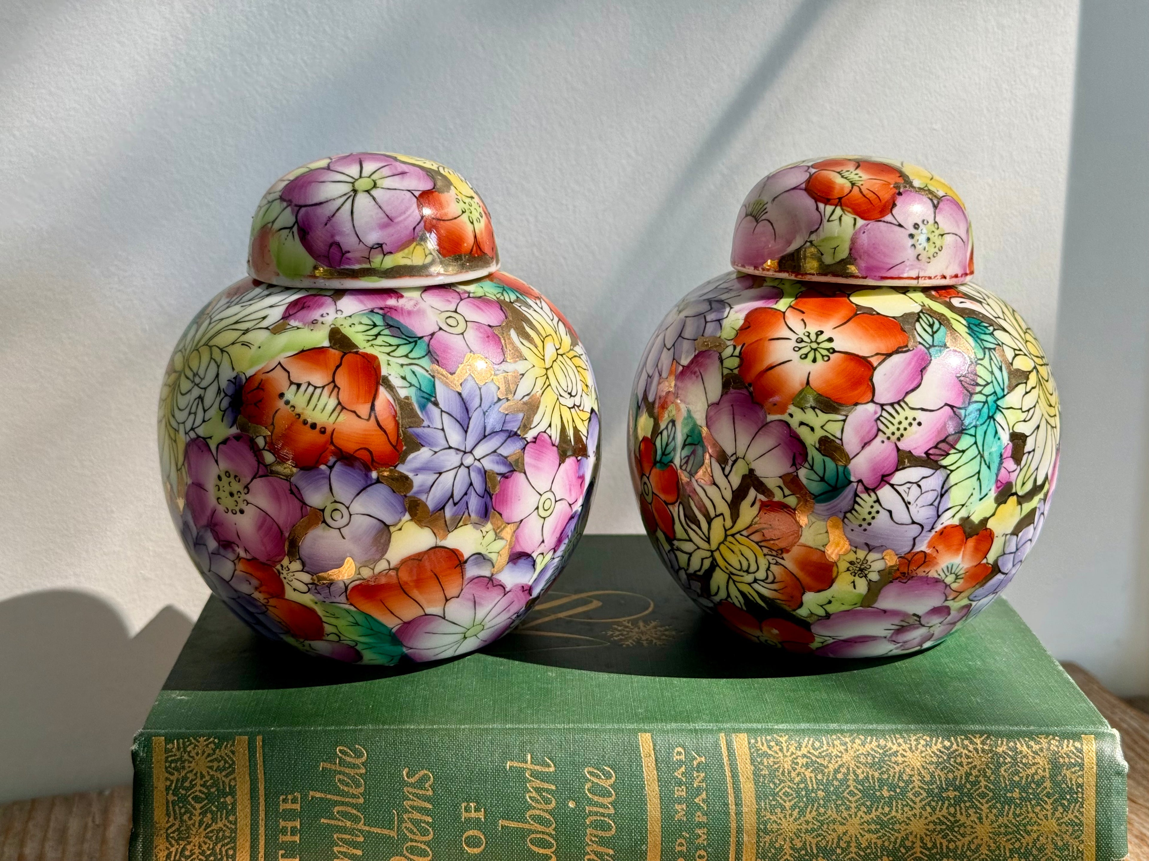 Chinoiserie Ginger Vases