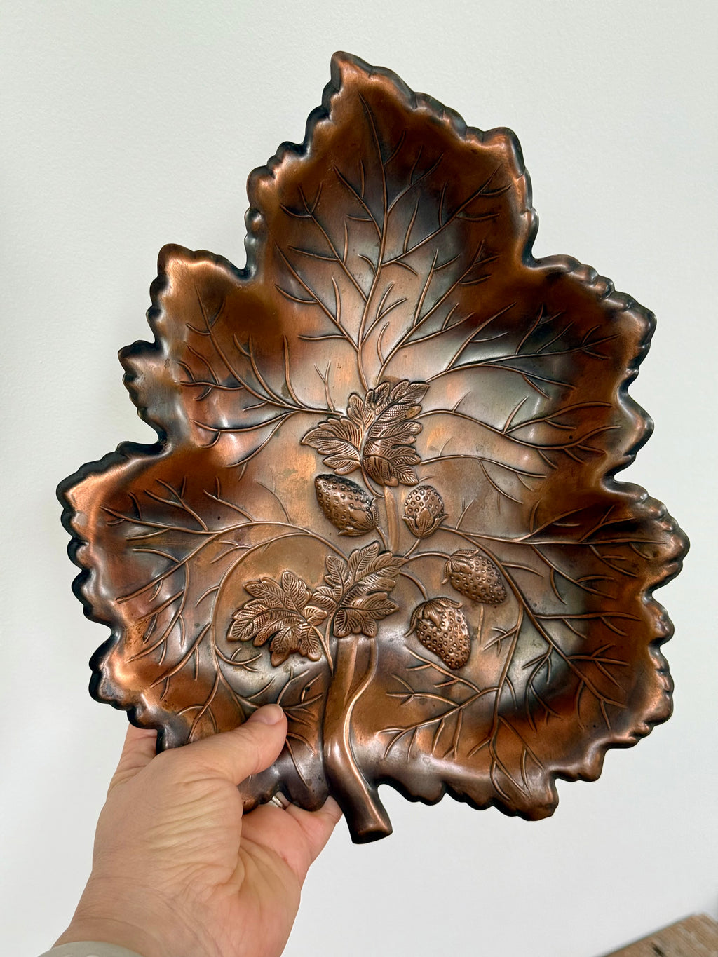 Coppercraft Guild Leaf Tray