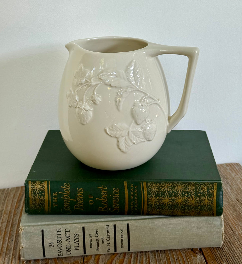 Vintage Strawberry Pitcher