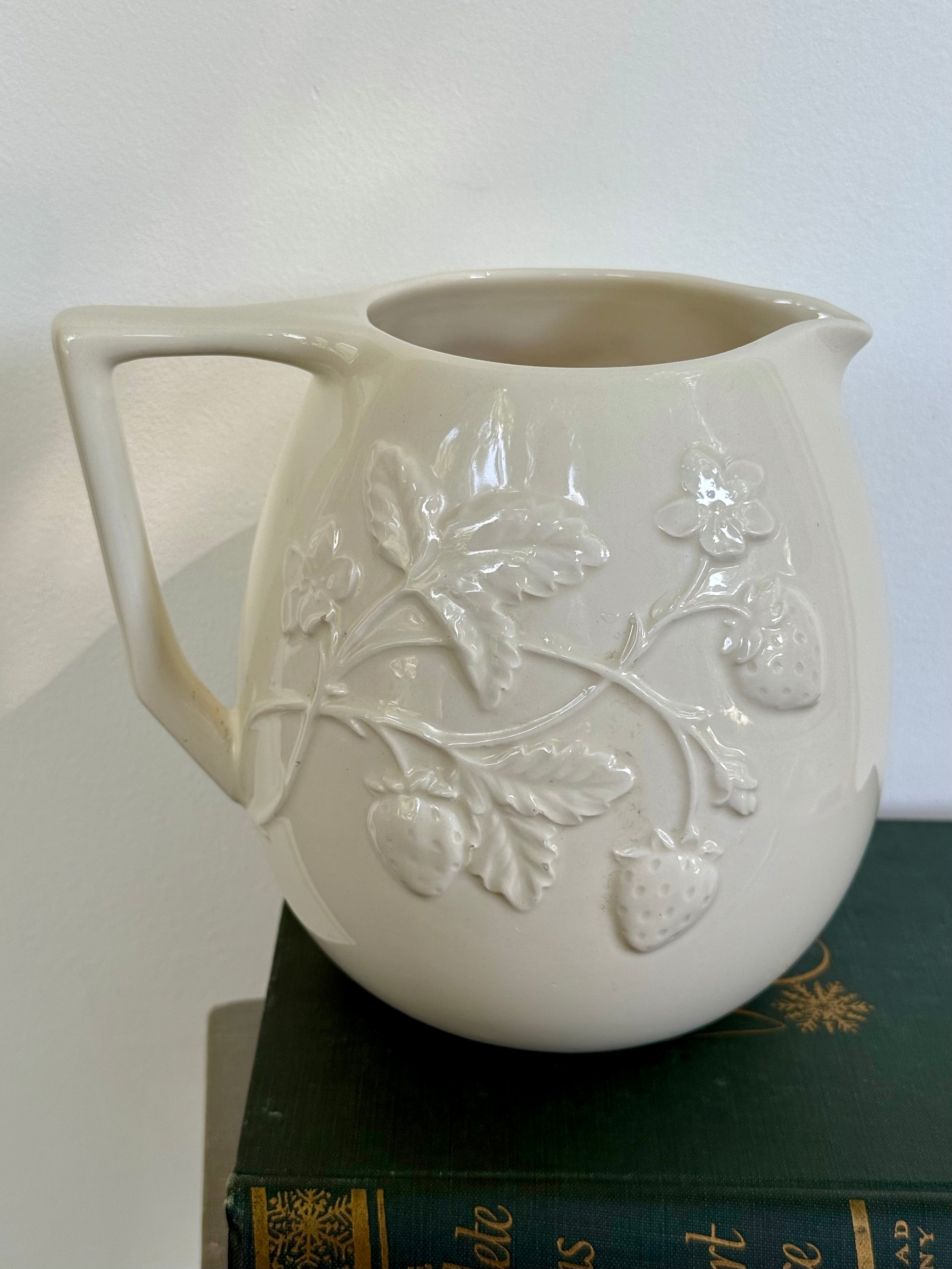 Vintage Strawberry Pitcher