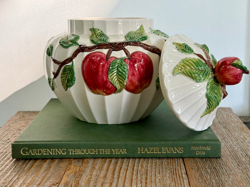 Apple Tree Ceramic Jar