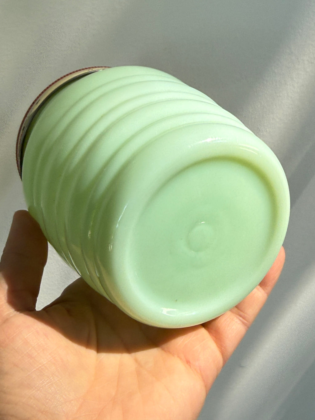 Vintage Fire King Grease Jars
