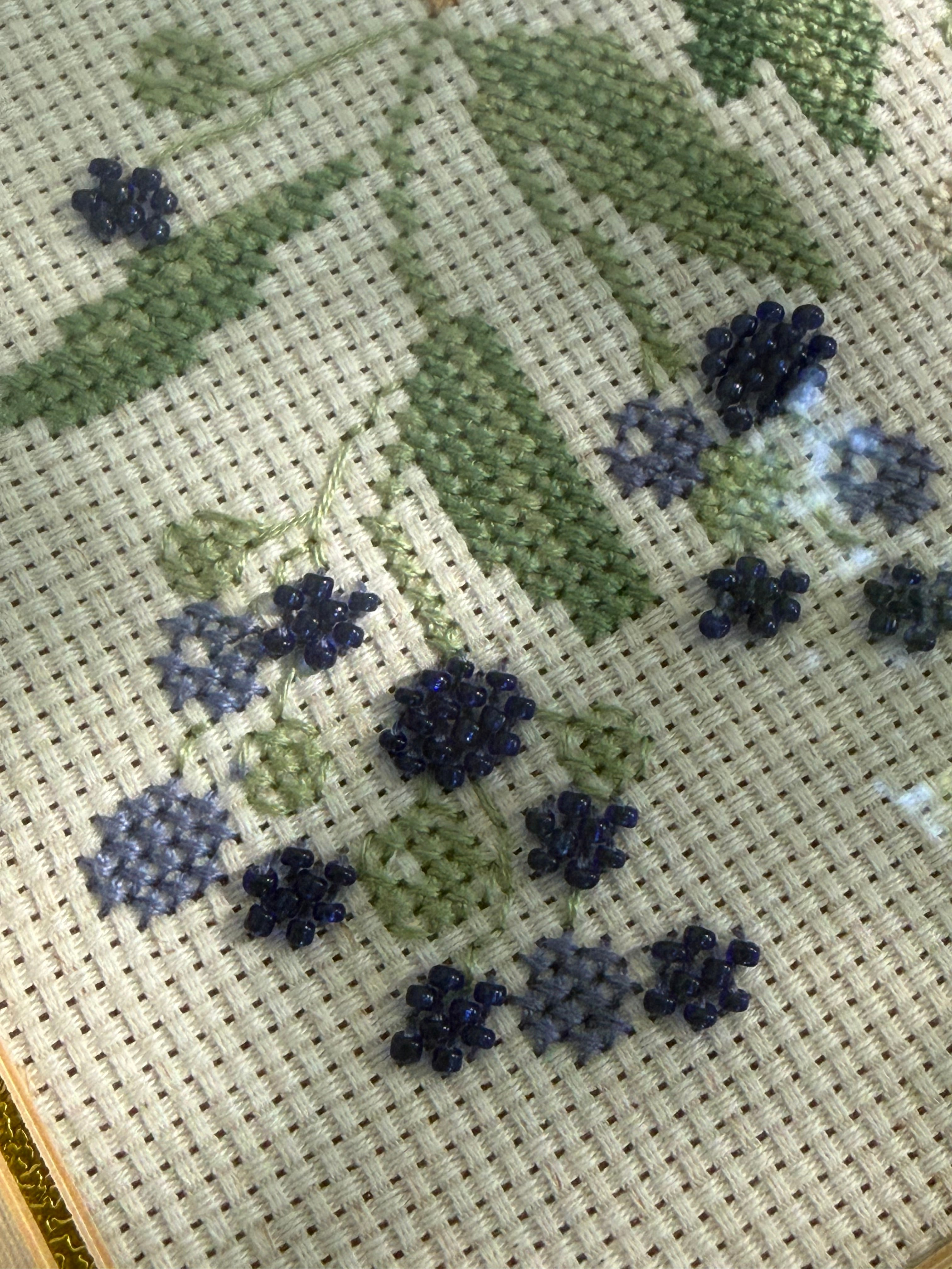 Blueberry Cross-Stitch
