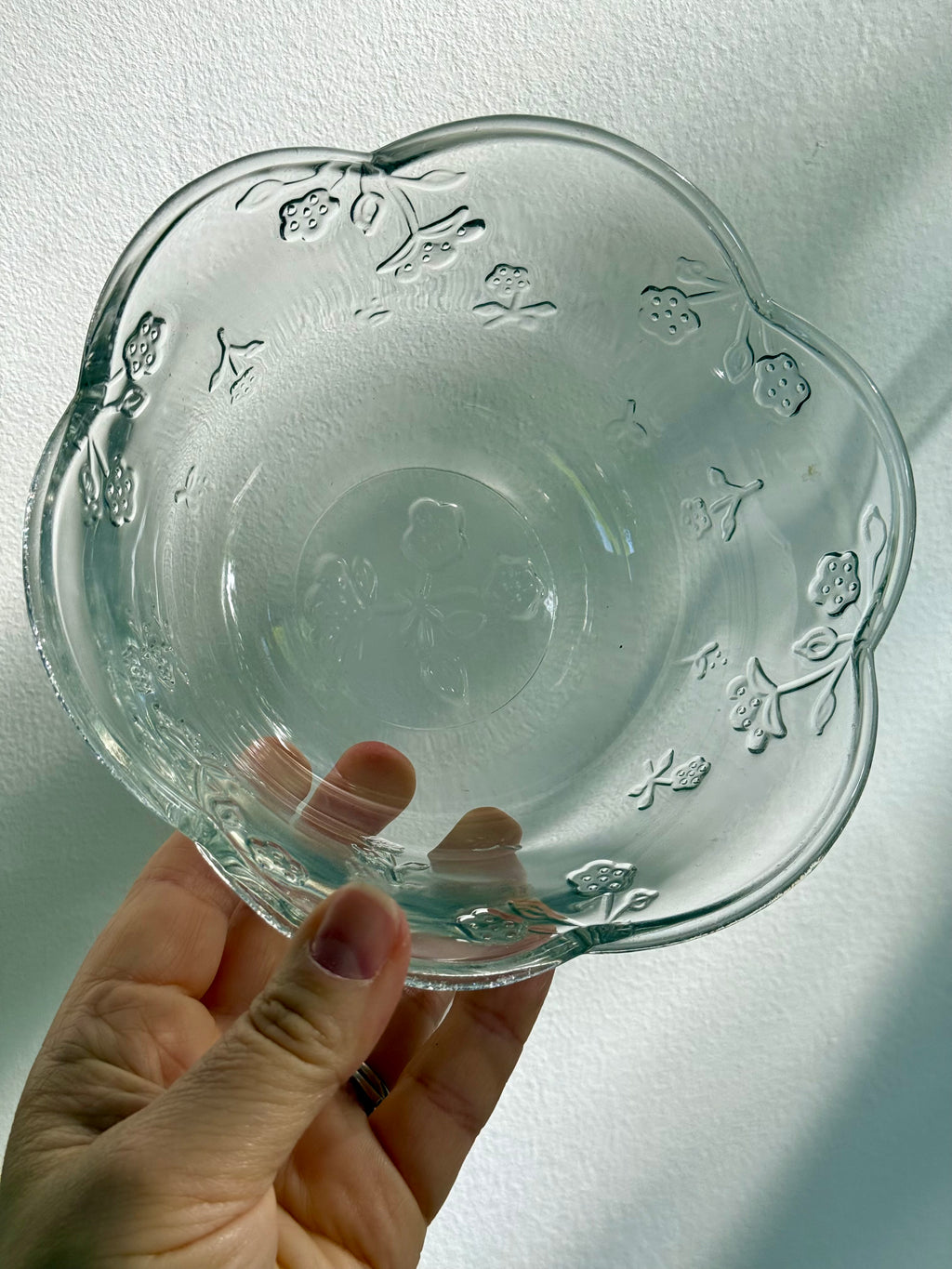 Glass Berry Bowl