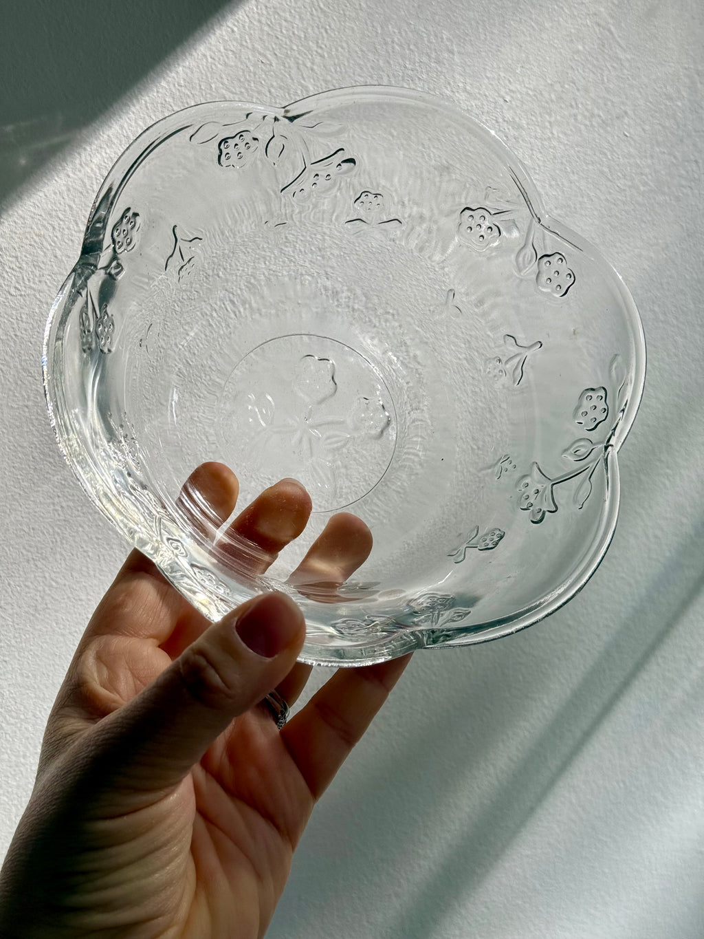 Glass Berry Bowl