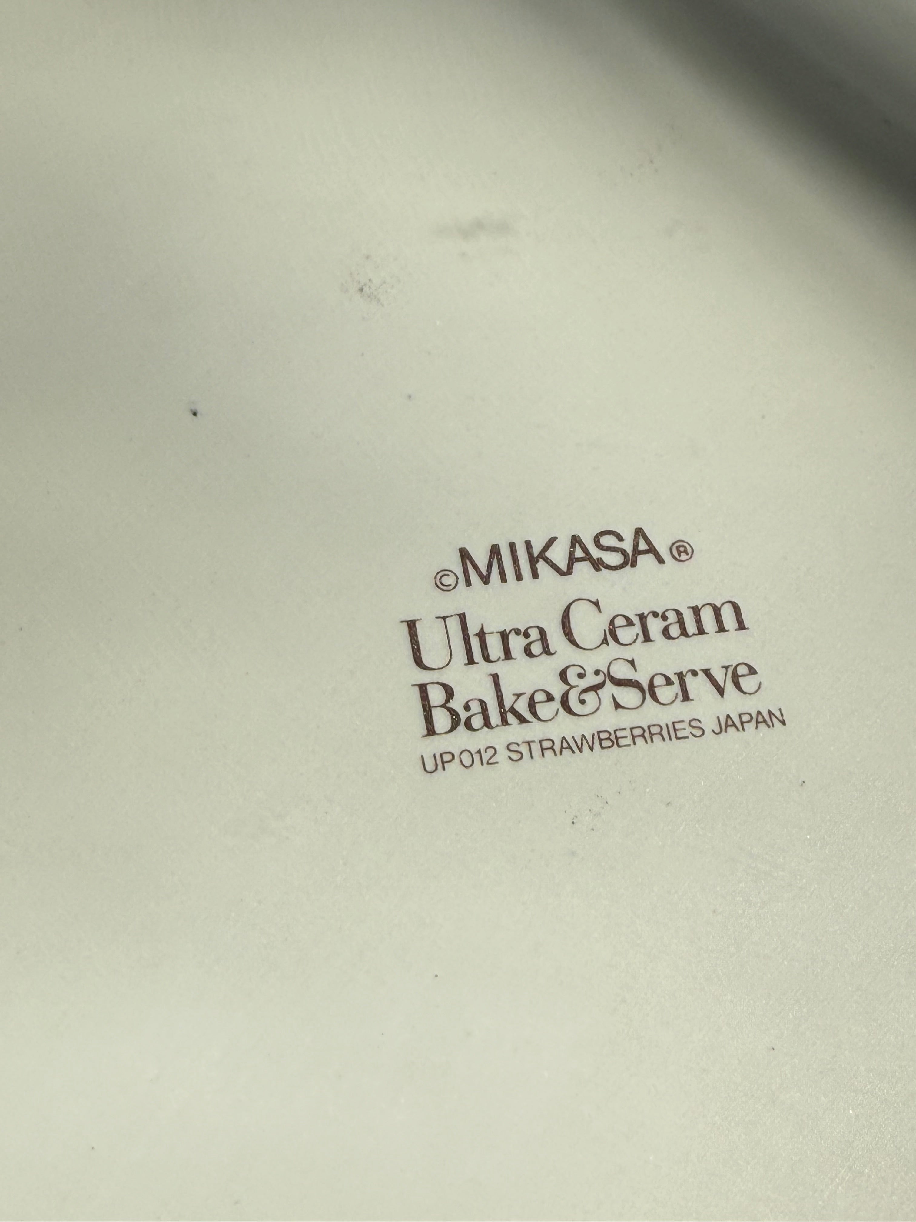 Mikasa Strawberry Tart Dish