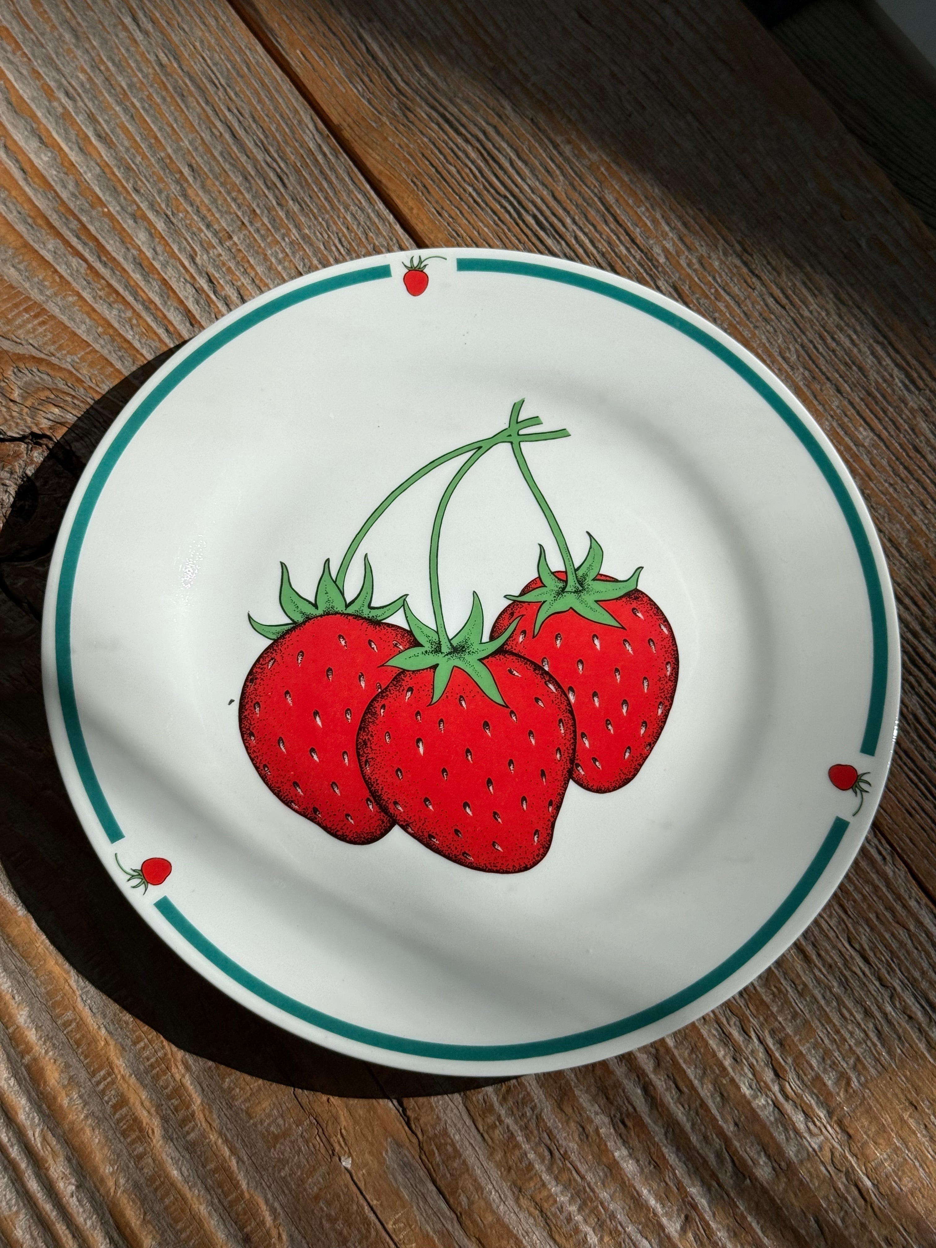 Strawberry Side Plate