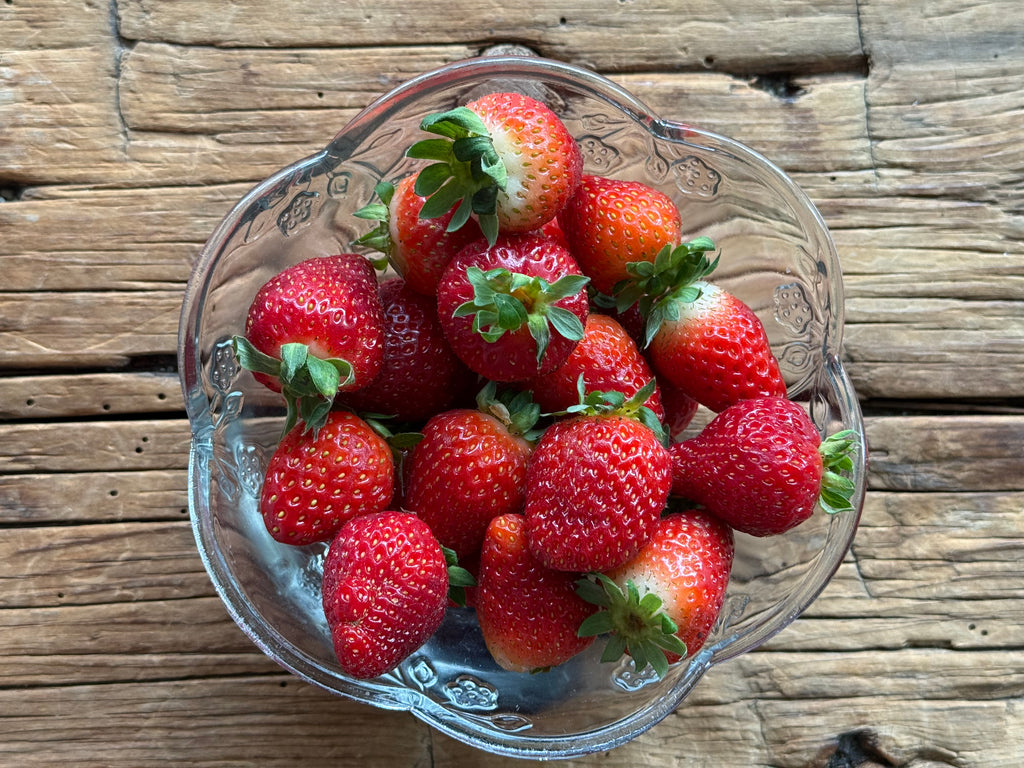 Glass Berry Bowl